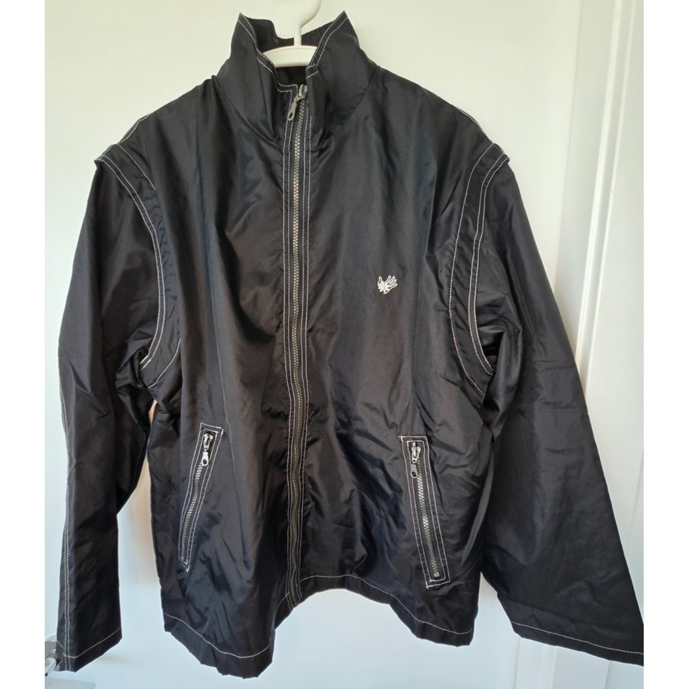 Bishop Windbreaker Vest-Two Way Retro Minimalist Quiet Luxury Preppy Grunge Goth